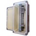 Термоконтейнер 400х200х160 поликарбонат, IP67, утепленный, с отоплением и вентиляцией*, -45..+50