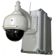 Уличная поворотная IP камера с охранно-пожарной сигнализацией, ИБП и SMS-управлением
