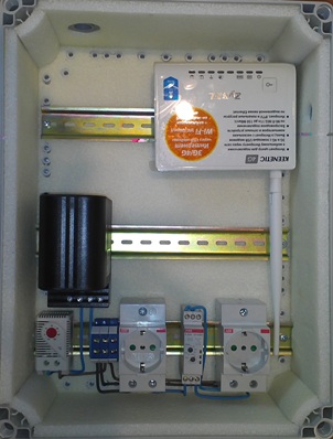 Пластиковый термоконтейнер термобокс Ensto для радиооборудования